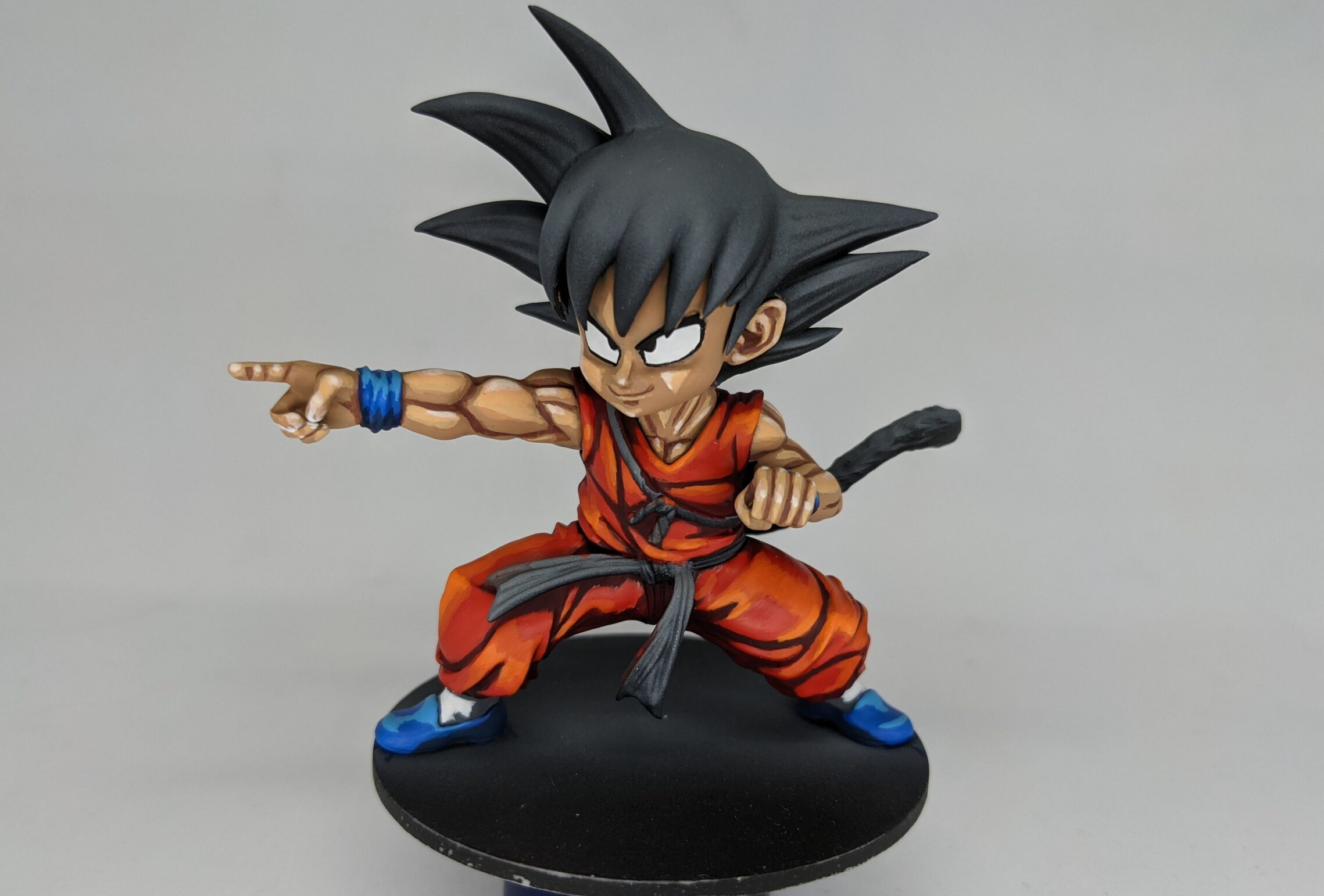 How to paint Goku boy in anime style - Dragon Ball